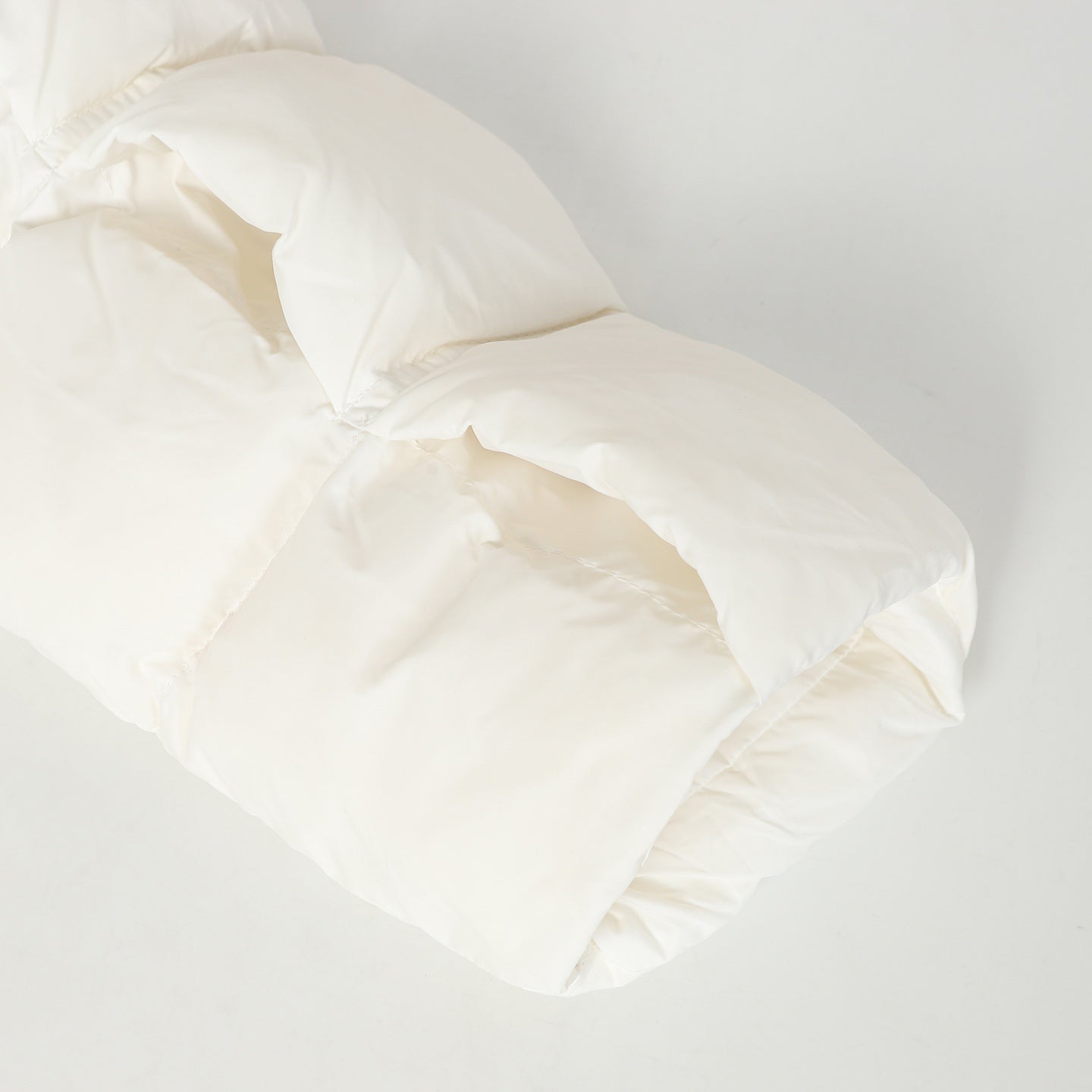 3D Quilted Zip-Up Down Jacket