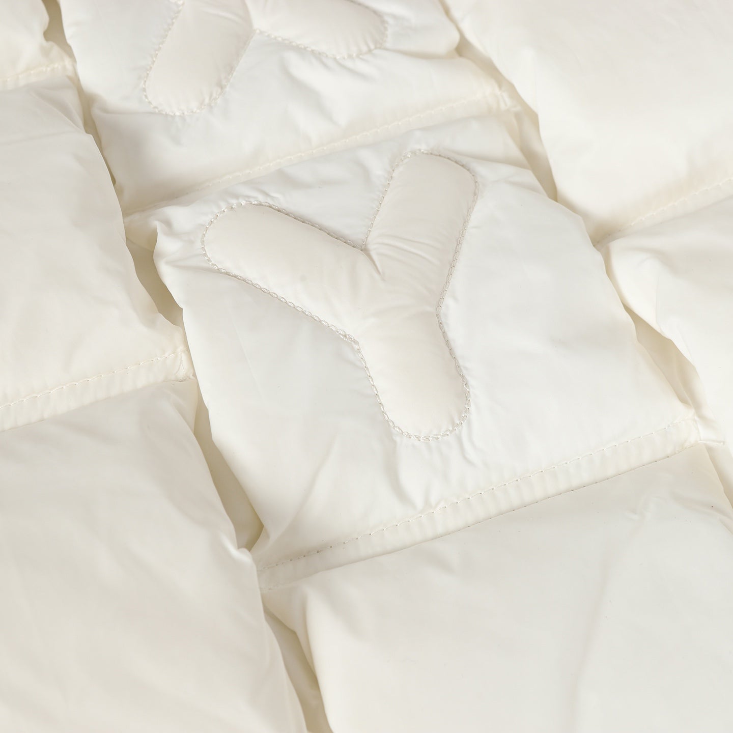 3D Quilted Zip-Up Down Jacket