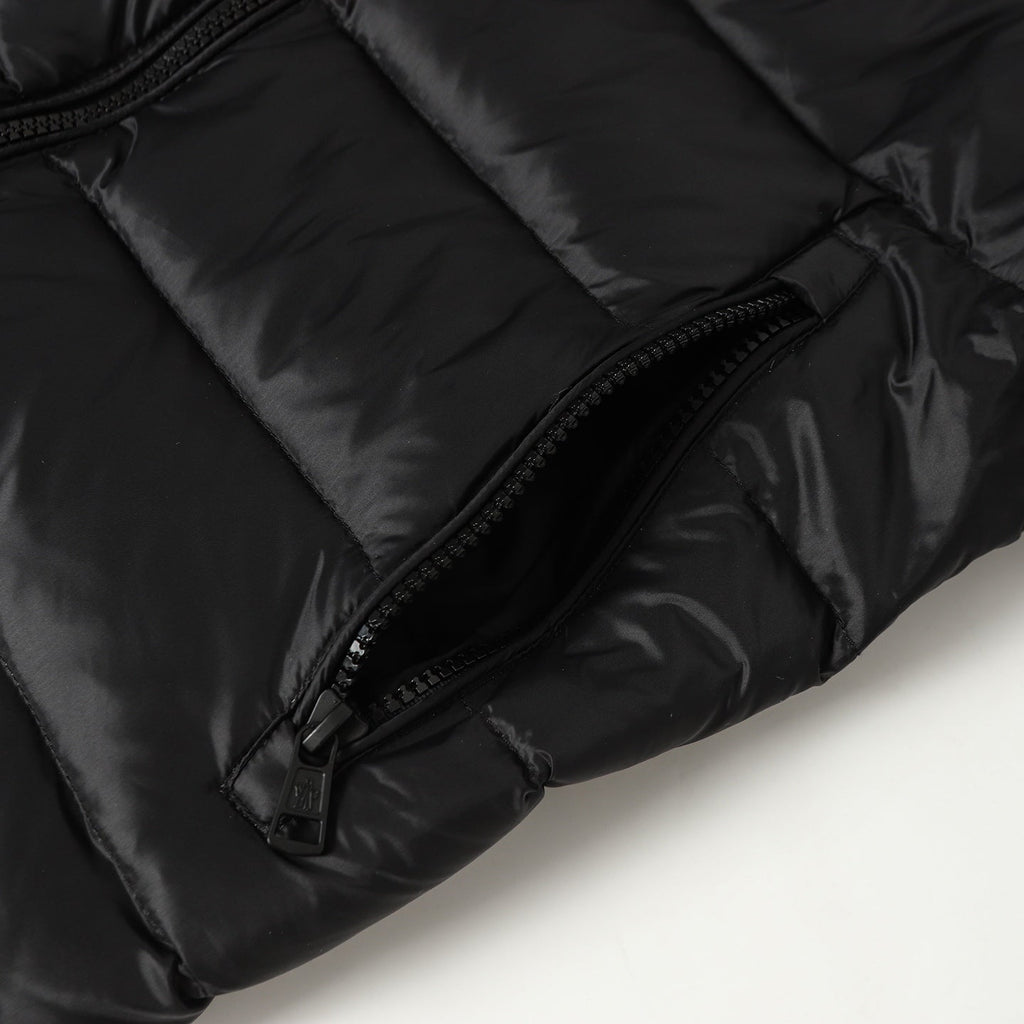 wool knitted down jacket