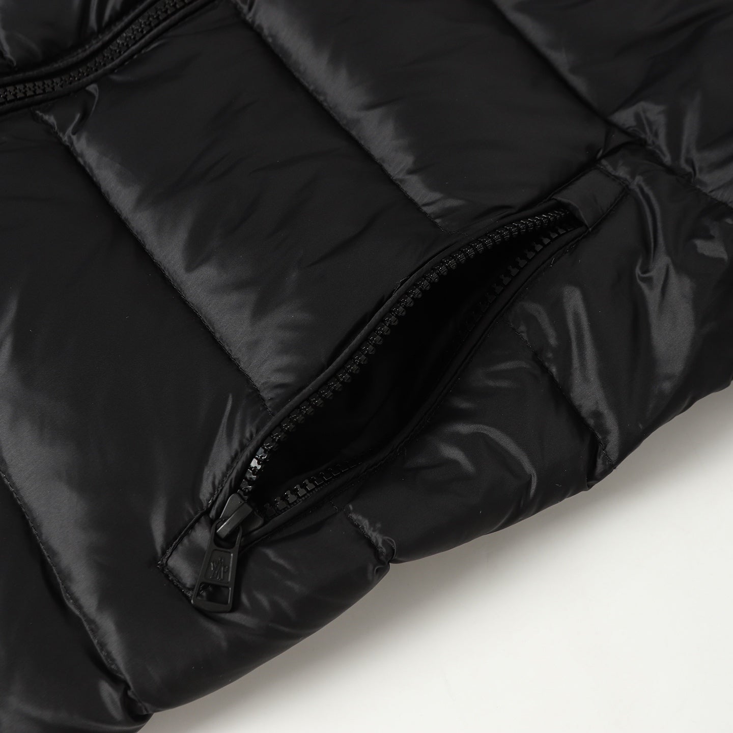 wool knitted down jacket