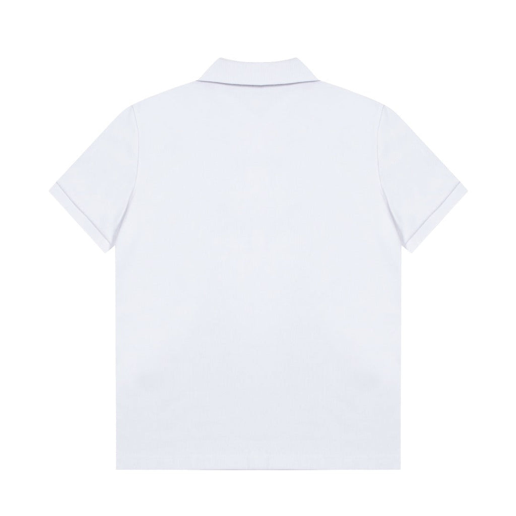 Lapel cotton T-shirt
