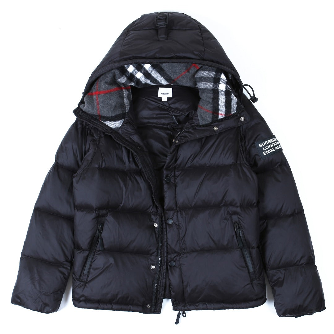 zipper stand collar down jacket
