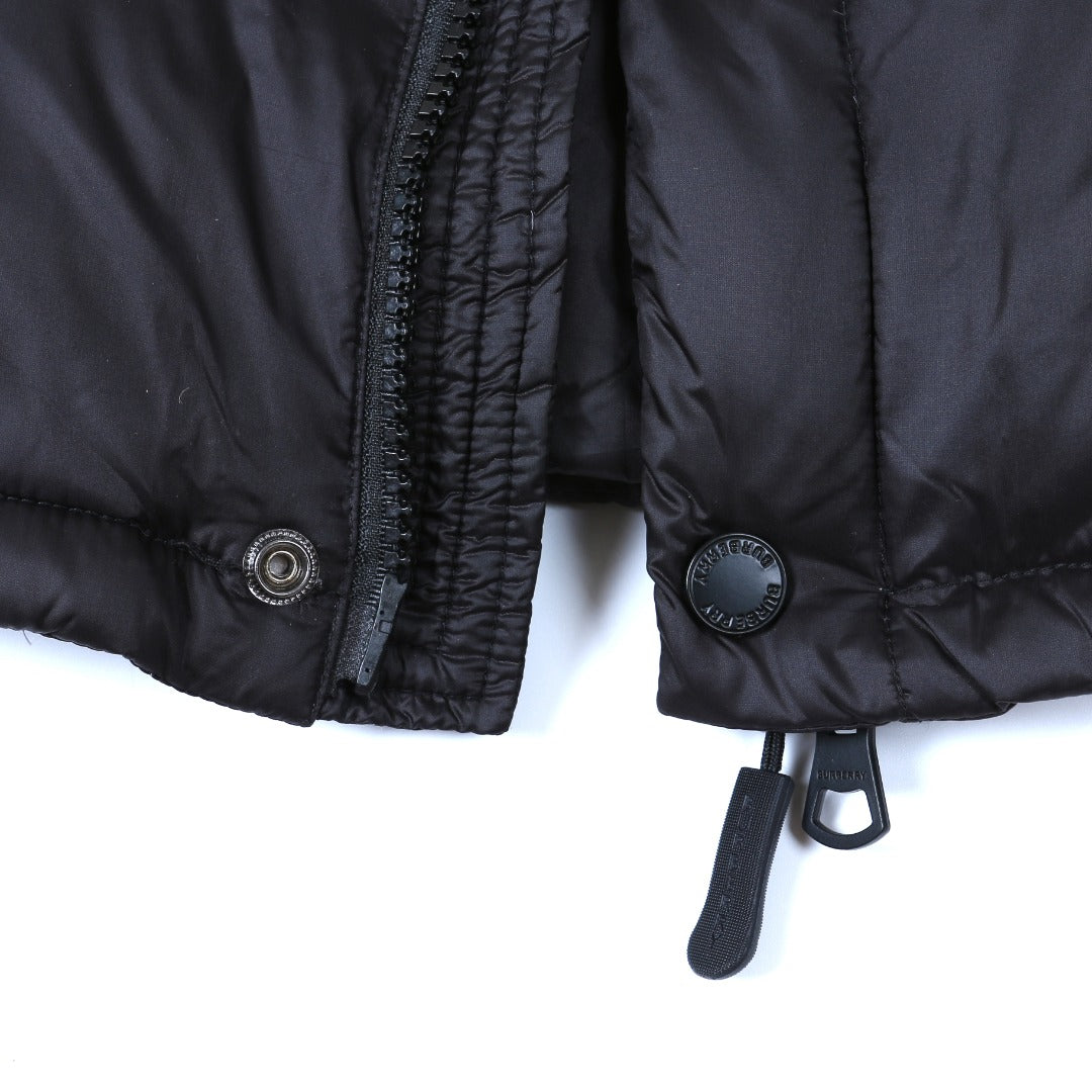 zipper stand collar down jacket