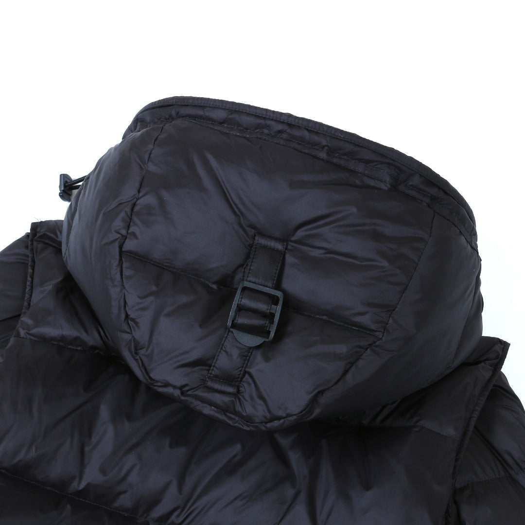 zipper stand collar down jacket