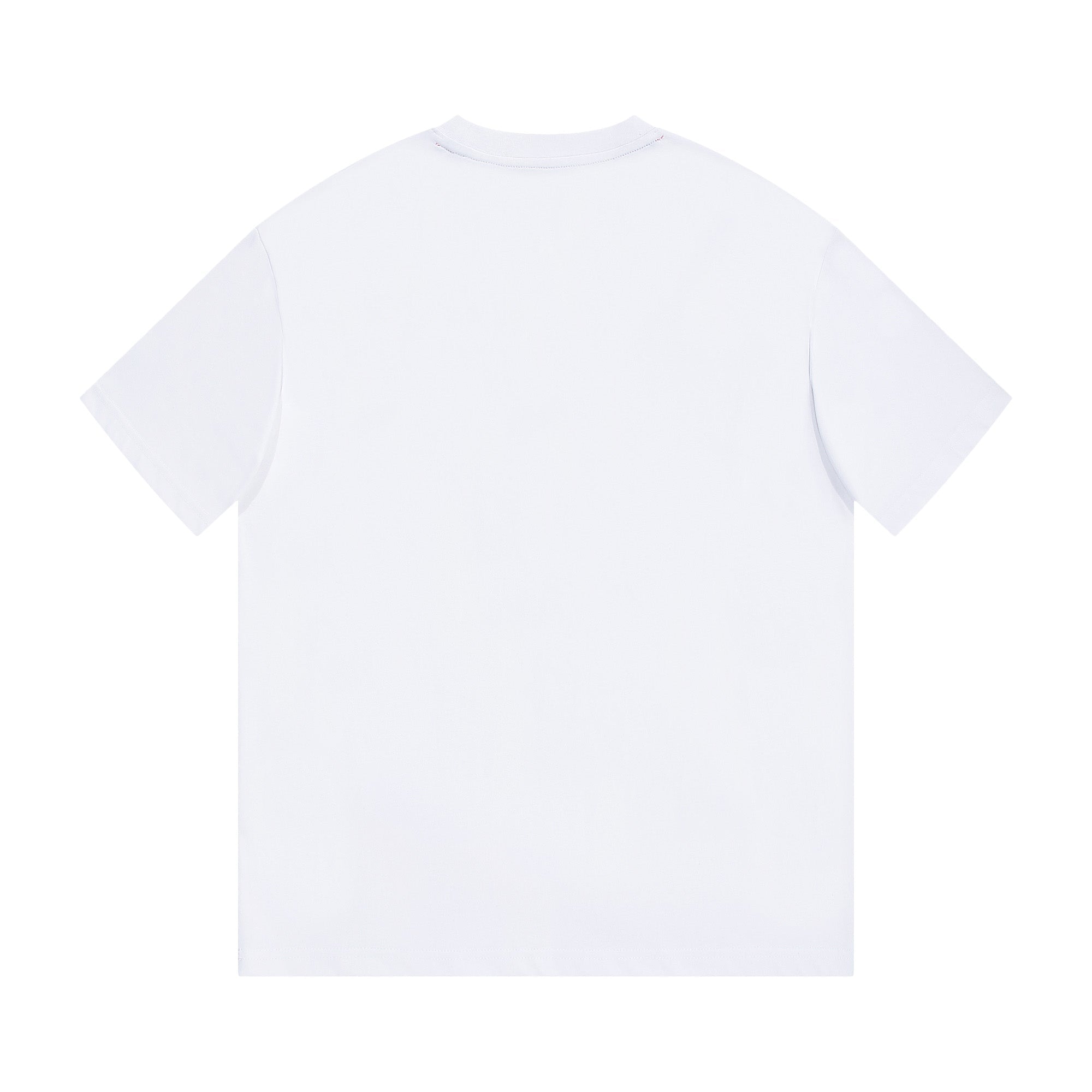 Simple embroidered cotton T-shirt