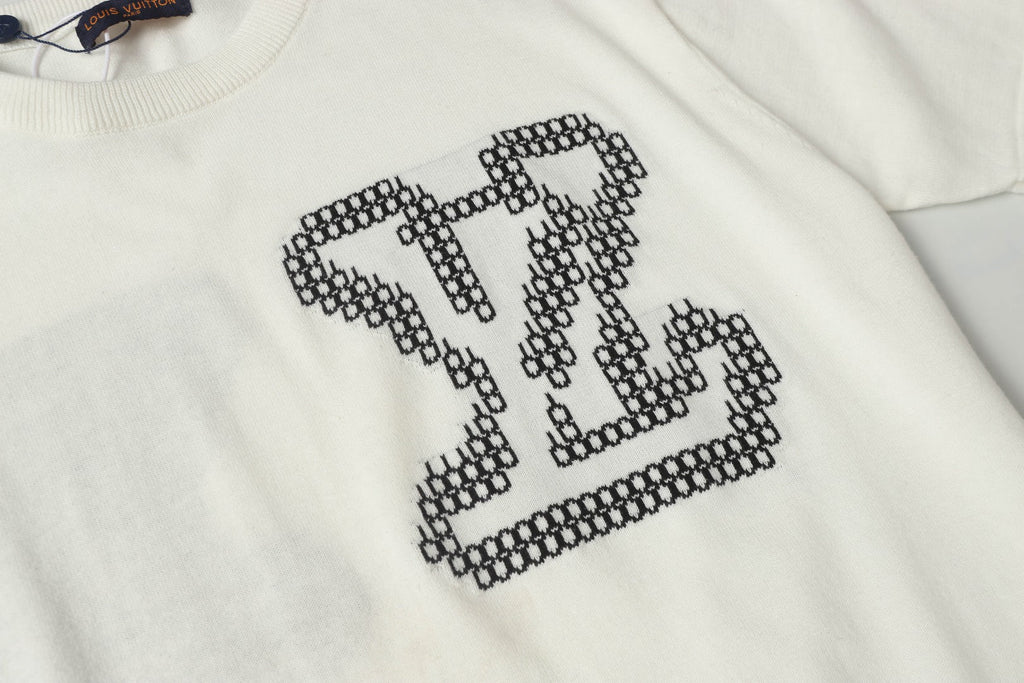 knitted cotton T-shirt