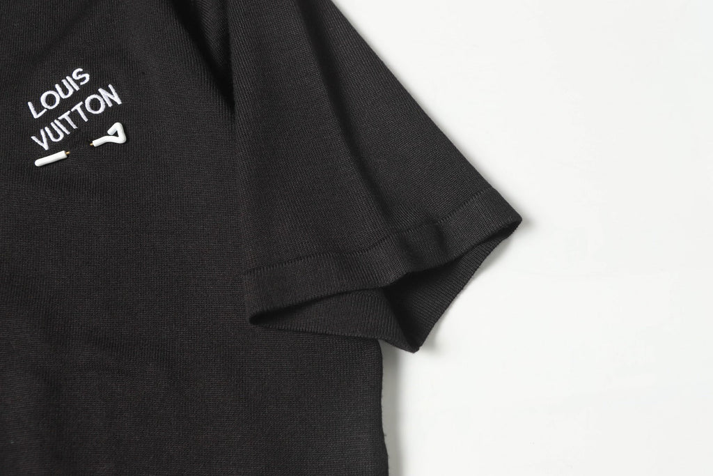 knitted cotton T-shirt