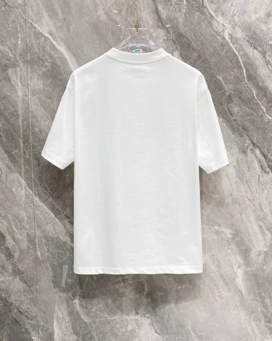 Cartoon Print Cotton T-Shirt