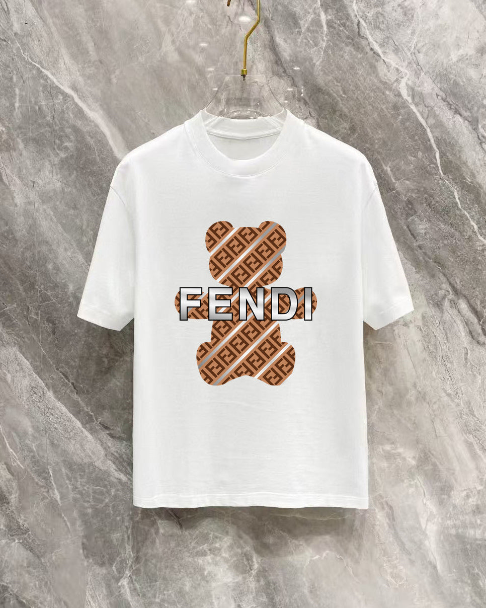 Cartoon Print Cotton T-Shirt