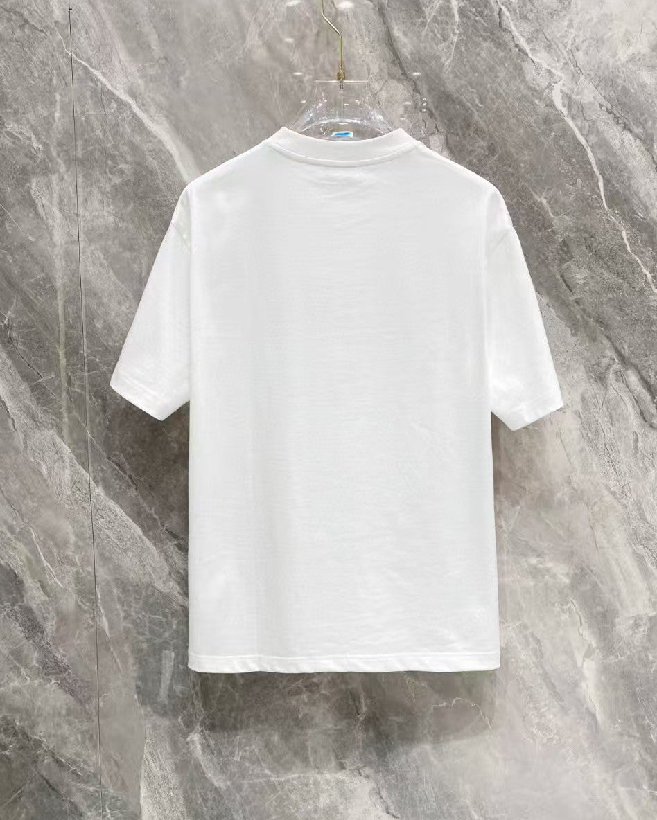 Cartoon Print Cotton T-Shirt