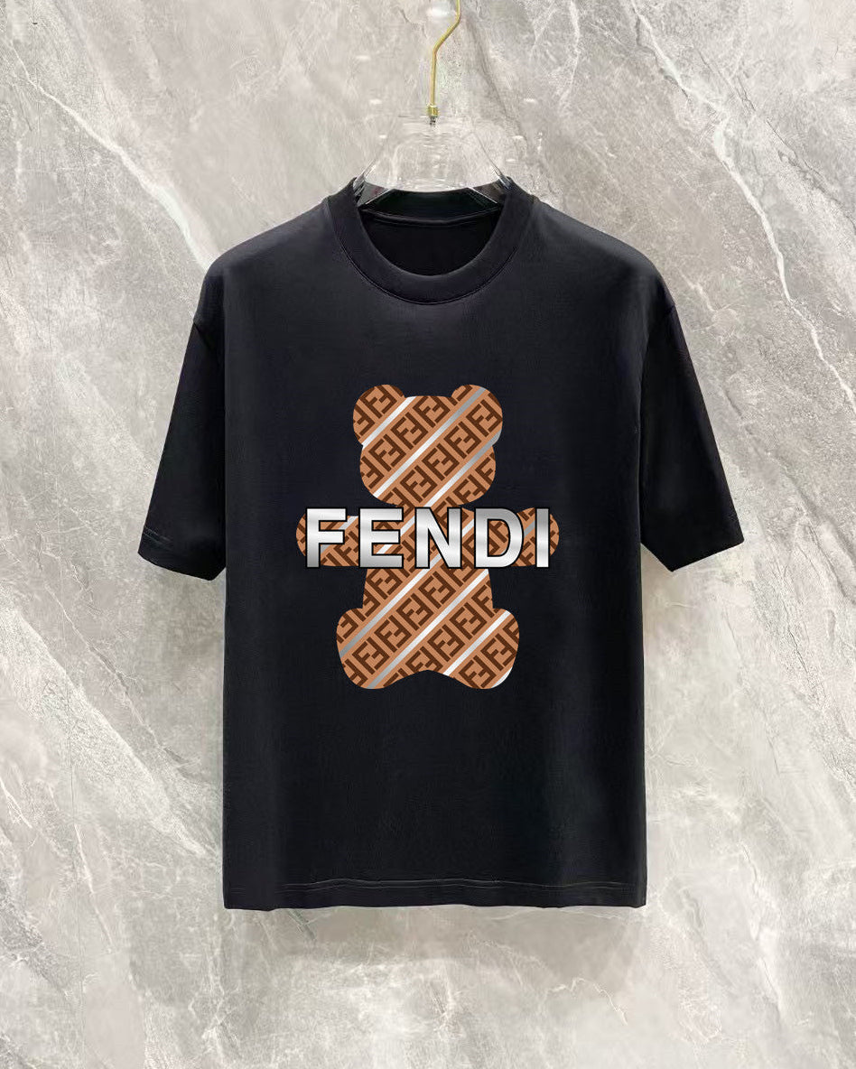 Cartoon Print Cotton T-Shirt