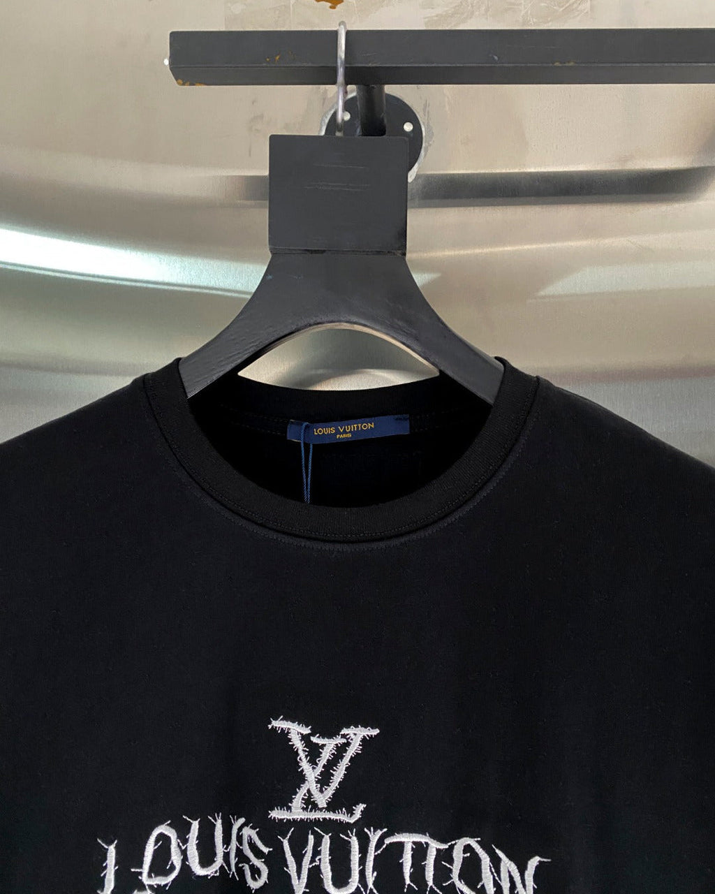 Embroidered print T-shirt