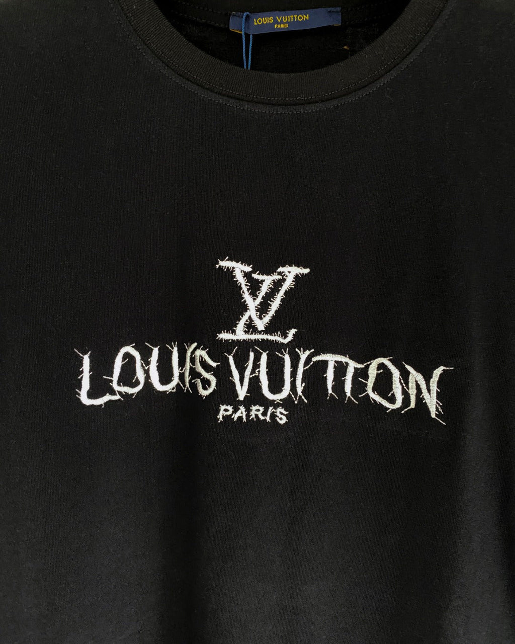 Embroidered print T-shirt