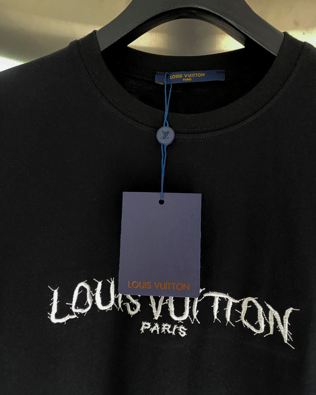 Embroidered print T-shirt