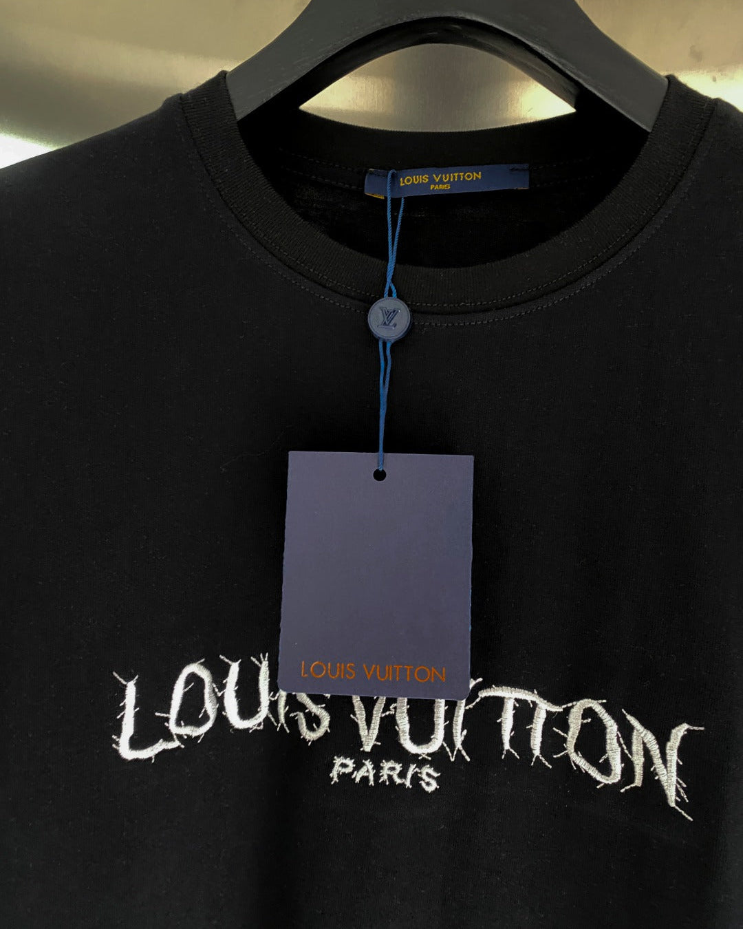 Embroidered print T-shirt