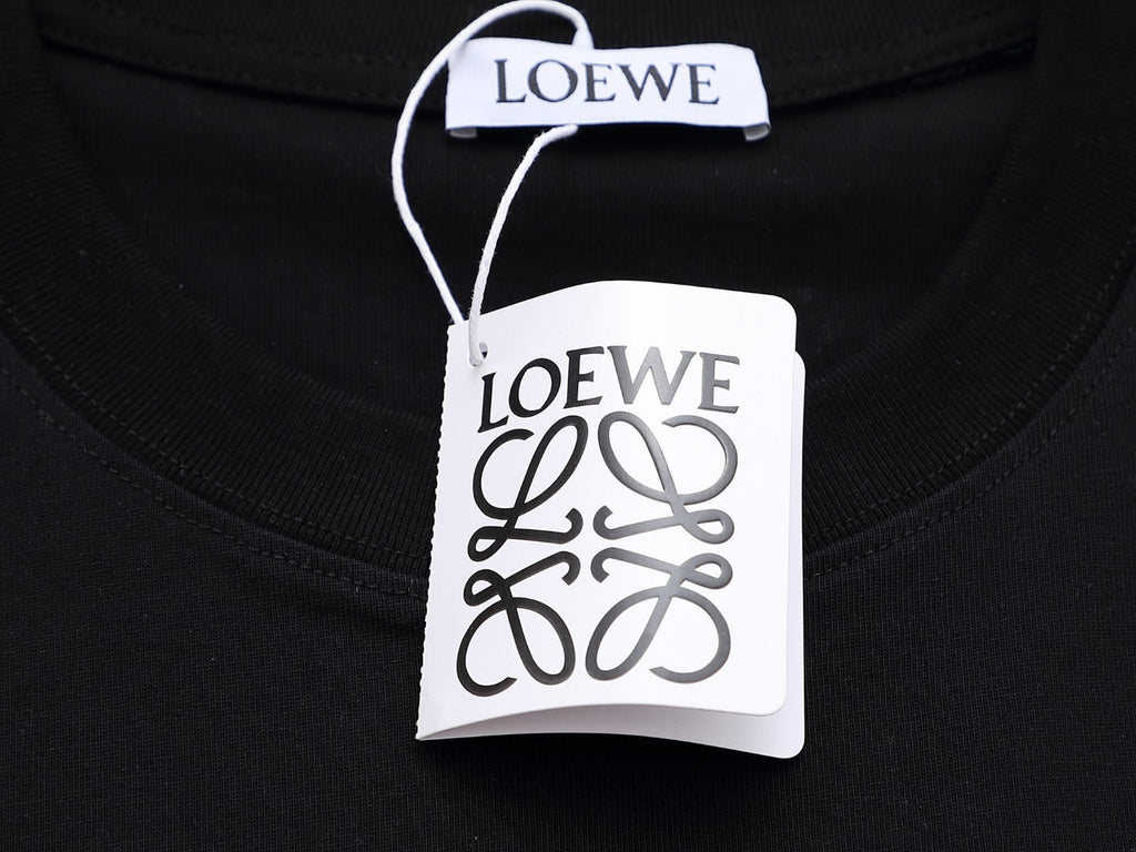 Embroidered color block T-shirt