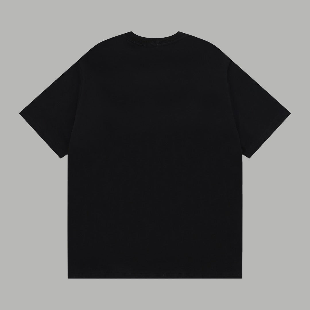 Embroidered color block T-shirt