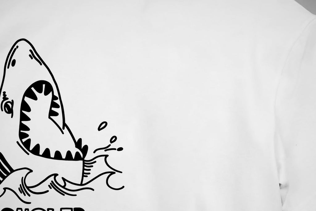 Shark print T-shirt