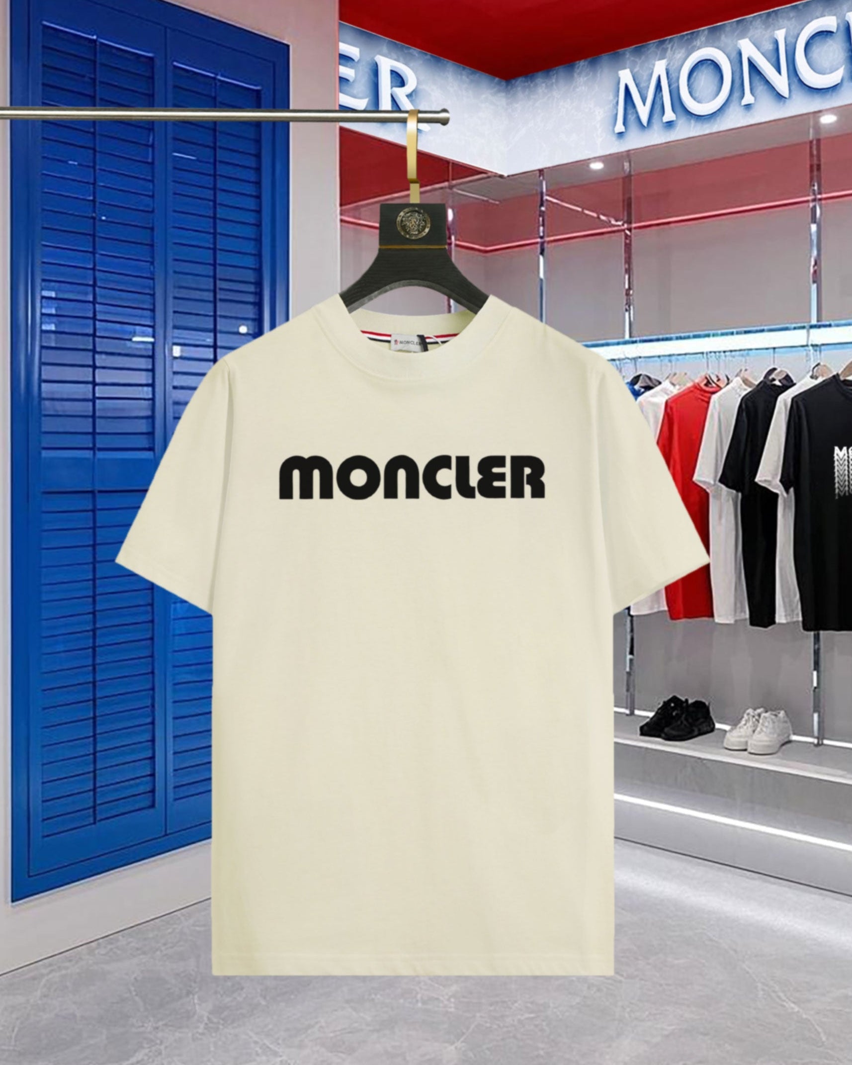 Simple printed cotton T-shirt