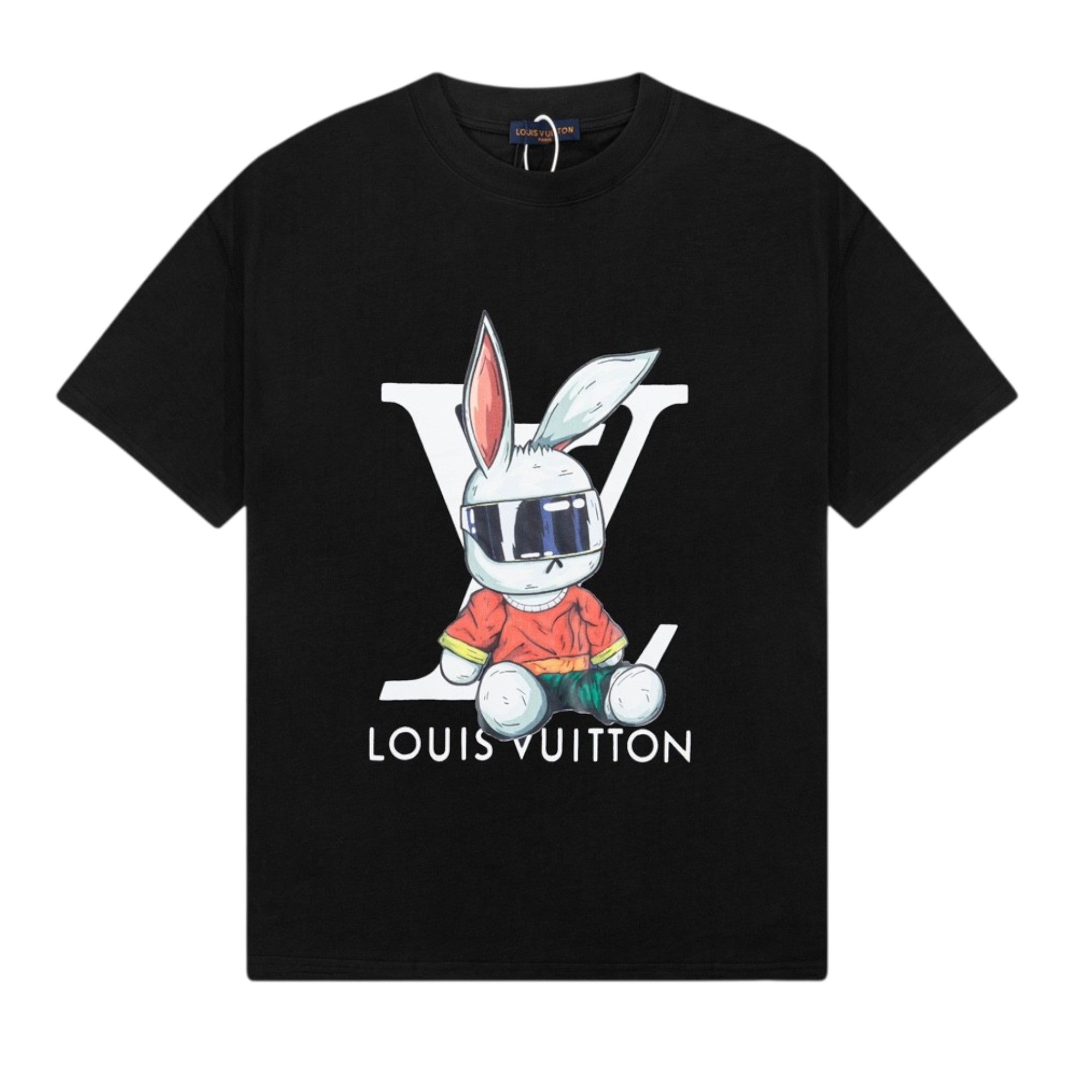 Cartoon print cotton T-shirt