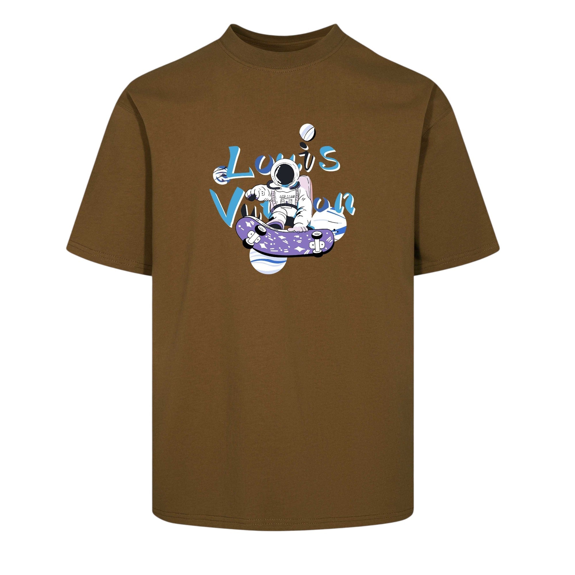 Cartoon print cotton T-shirt